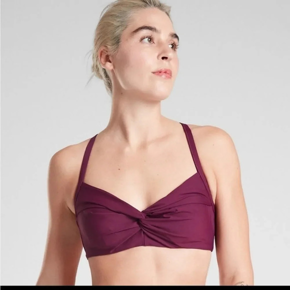 Athleta twister top Wild Bloom HighWaist Bikini M - Picture 10 of 13